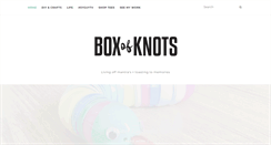 Desktop Screenshot of boxofknots.com